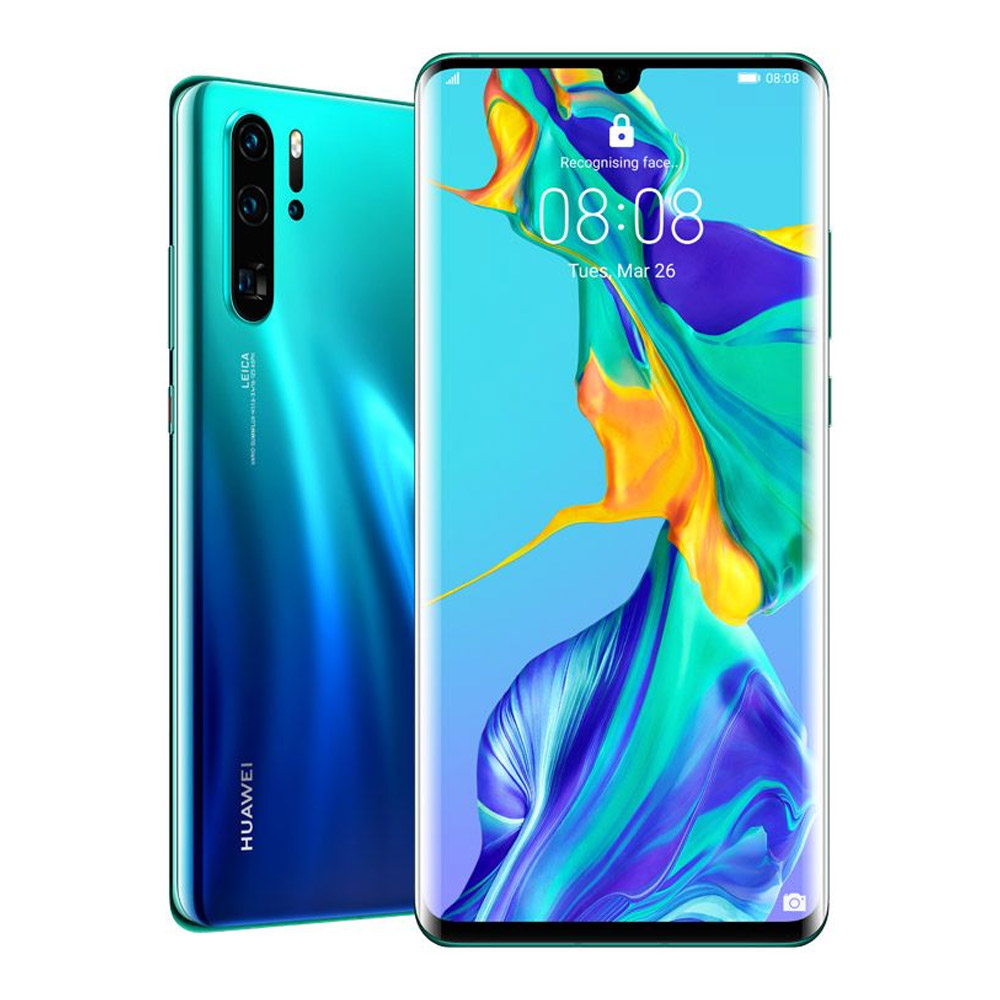 Huawei P30 Pro (Dual SIM 4G/4G, 6.47", 256GB/8GB) - Aurora [Refurbished] - Excellent