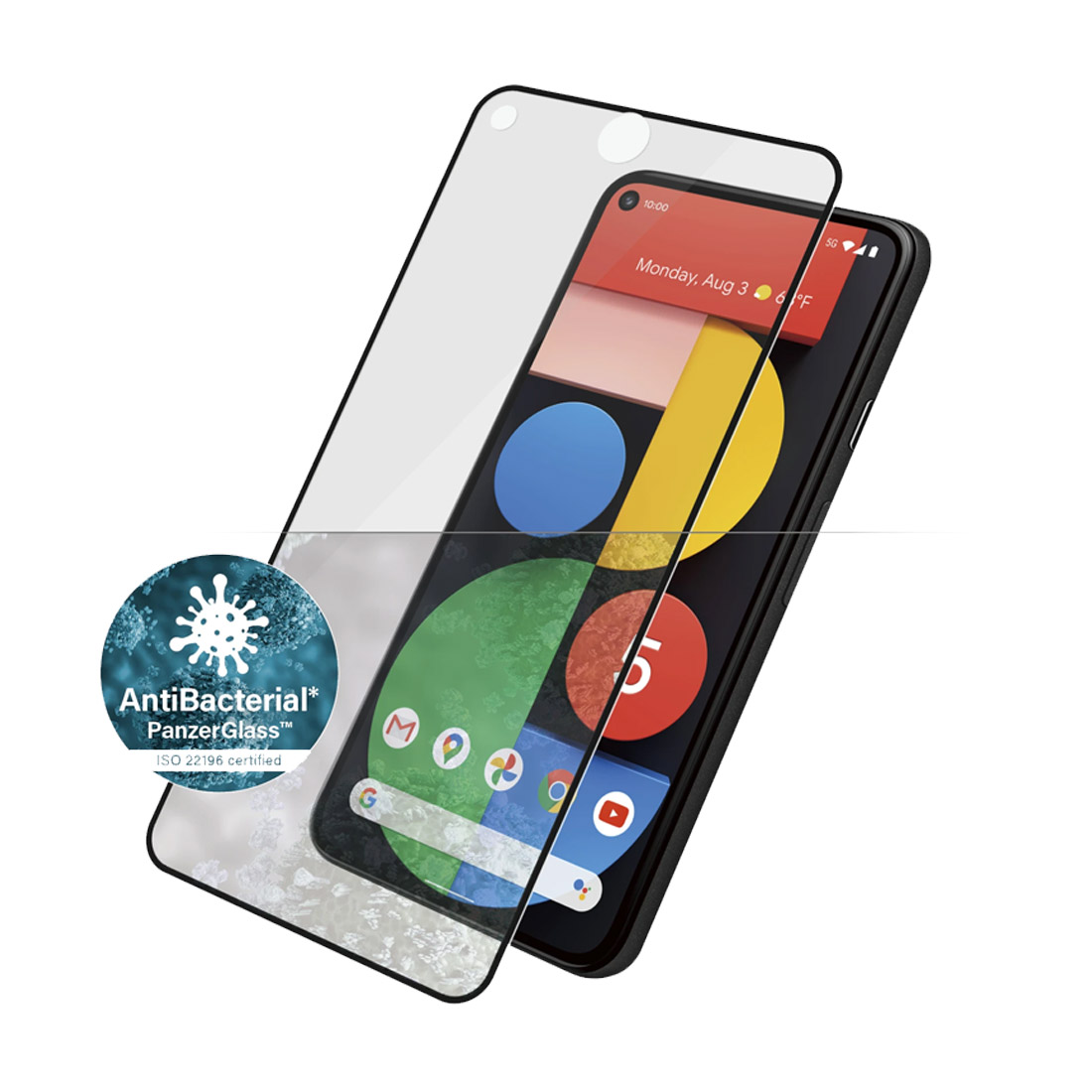 PanzerGlass Edge to Edge Screen Protector for Google Pixel 5 - Clear