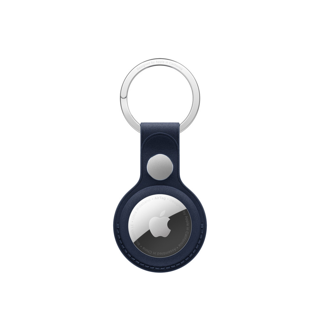 Photo of Apple AirTag FineWoven Key Ring MA7H4FE/A - Deep Blue