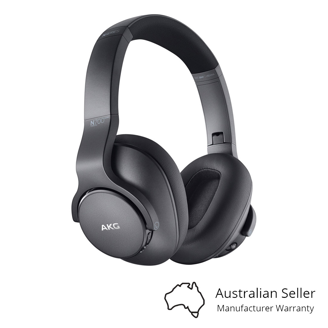 AKG Wireless Adaptive Noise Cancelling Headphones N700NCM2 - Black [Refurbished] - Excellent