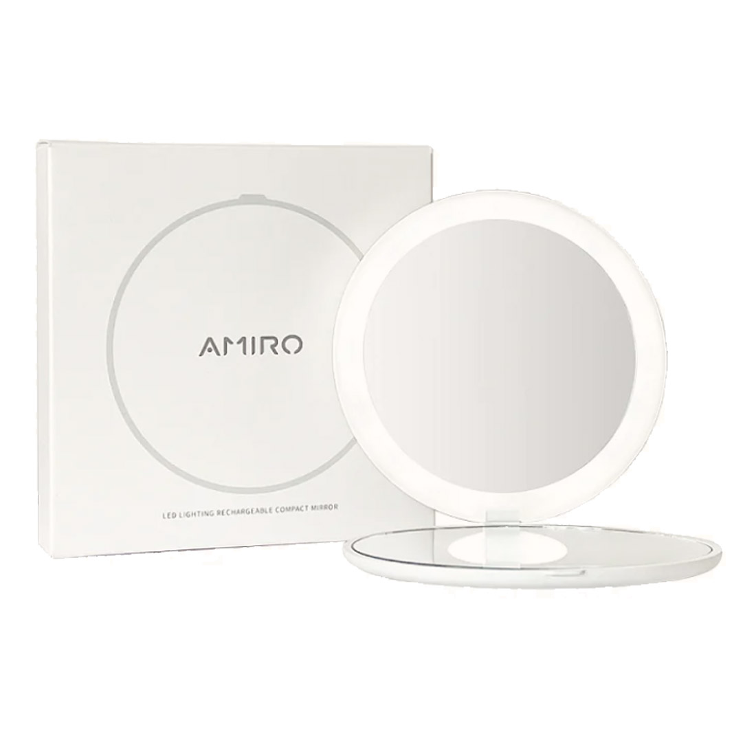 Photo of AMIRO LumoPocket LED Rechargeable Portable Mirror (WZP0309, CN)