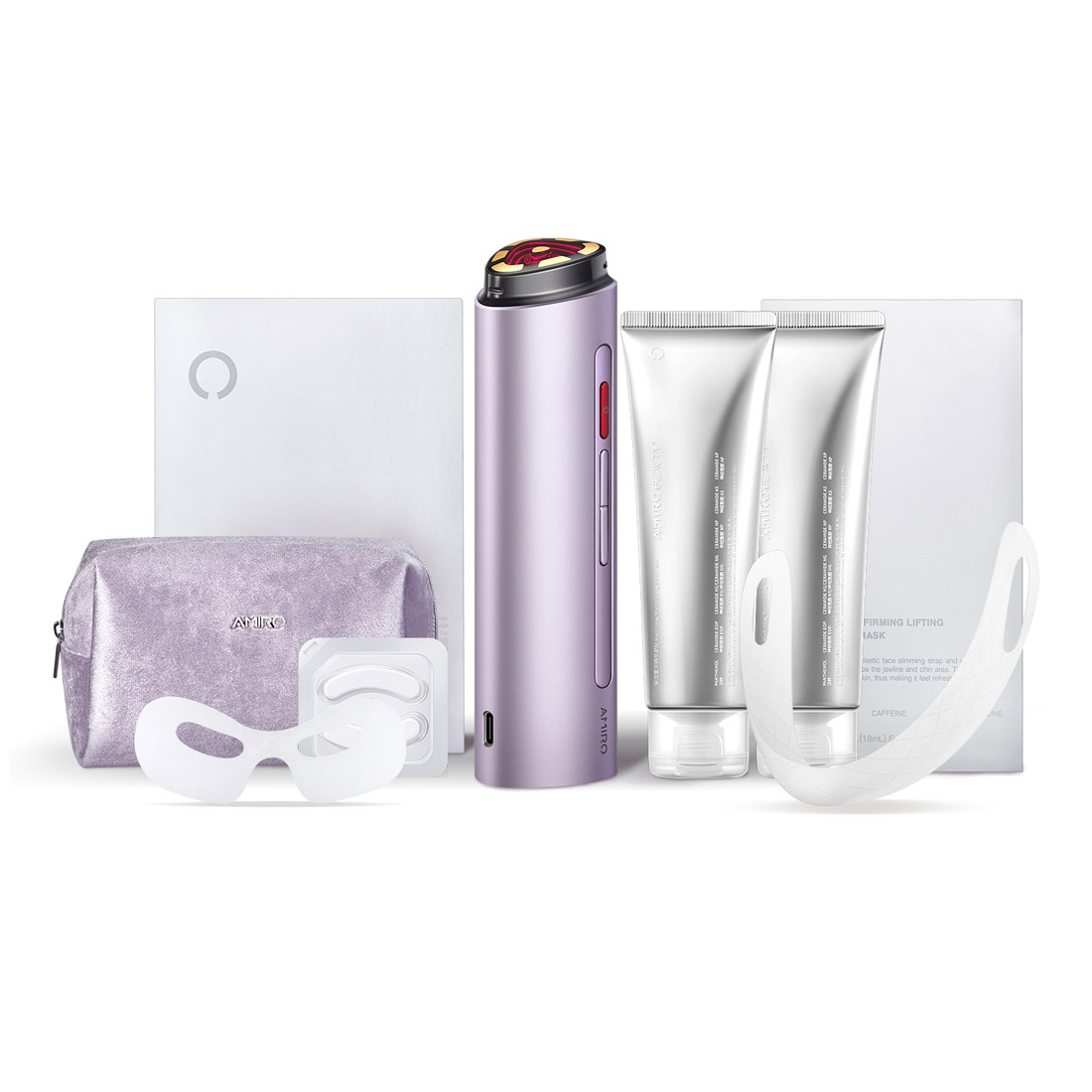 AMIRO R3 Turbo Facial RF Skin Tightening Device - Purple | Mobileciti