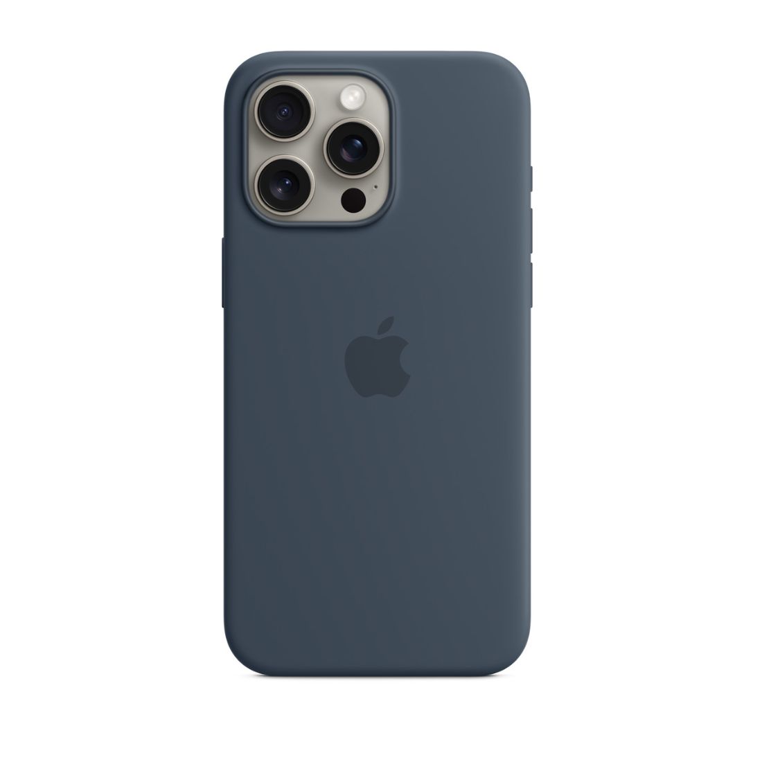 Photo of Apple iPhone 15 Pro Max Silicone Case with MagSafe - Storm Blue