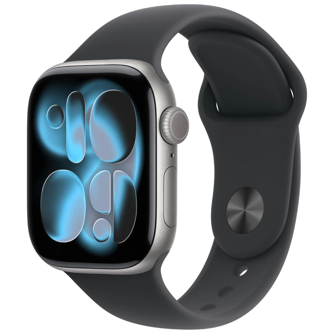 Photo of Apple Watch Series 11 42mm GPS + Cellular Space Grey Aluminium Case w/ Black Sports Band (S/M)