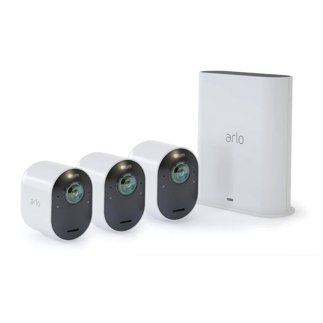 Arlo Ultra 2 Spotlight 4K UHD Wire-Free Security Camera System (3 Pack) VMS5340-200AUS