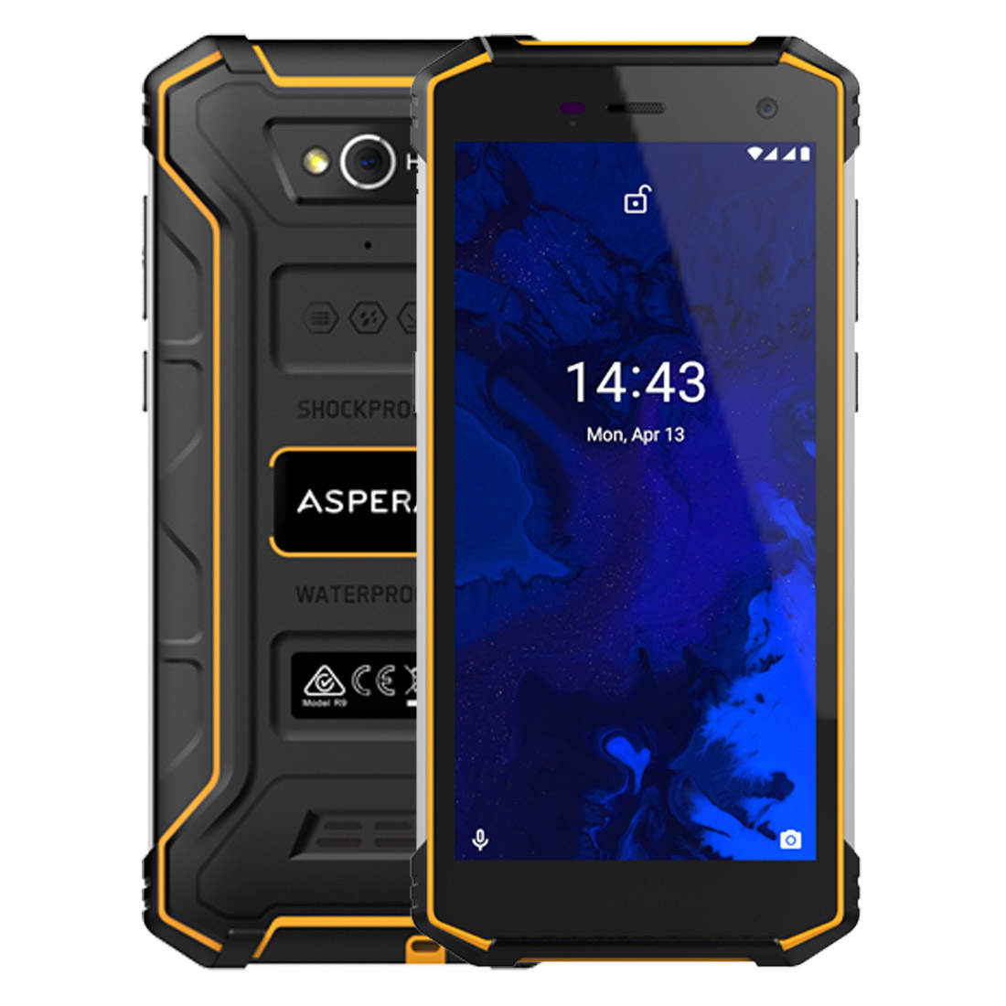 Aspera R9 4G Rugged (Dual Sim 4G/4G 32GB/3GB 5.45'') - Black