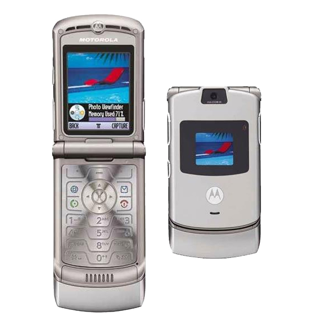 [Brand New Sealed in box, Vintage Stock, 2G only] Motorola V3 - Sliver