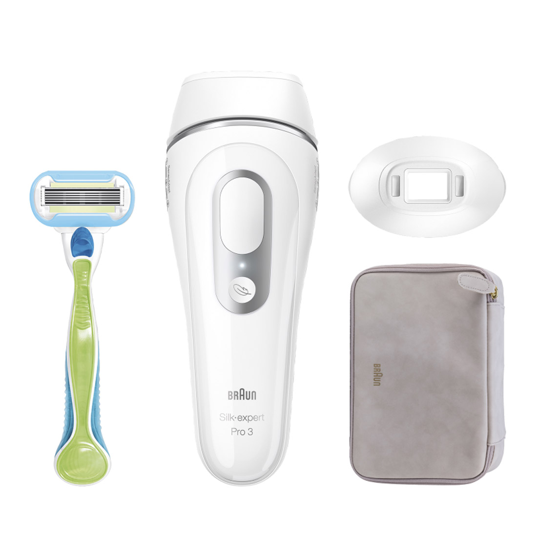 Braun Silk-expert Pro 3 IPL Long Term Hair Removal Device (PL3133) - White-main 