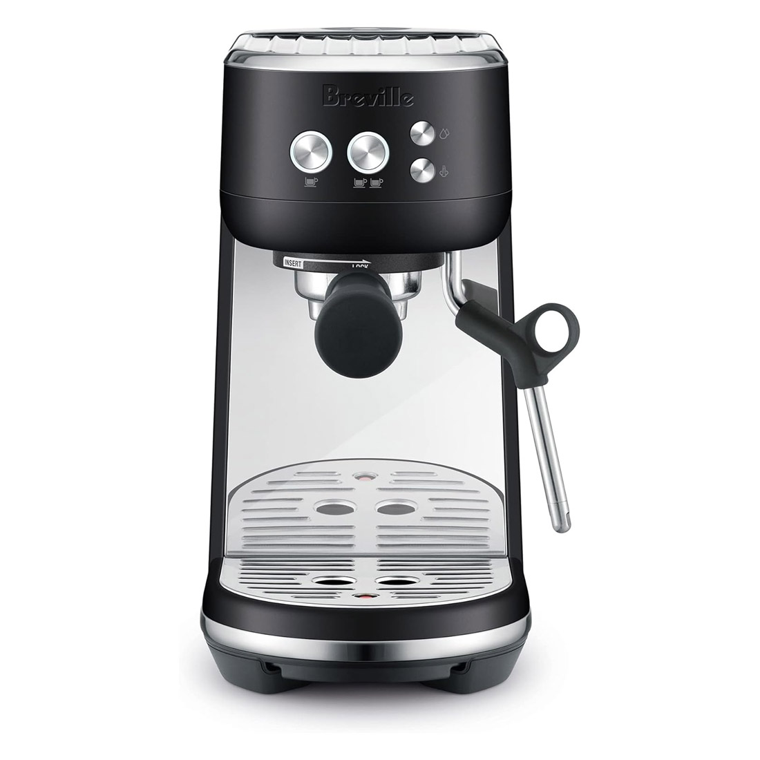 Photo of Breville The Bambino Plus Espresso Coffee Machine BES500BTR - Black Truffle