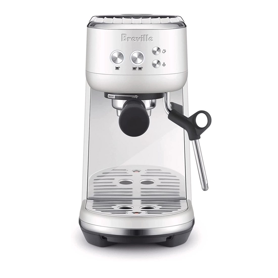 Photo of Breville The Bambino Plus Espresso Coffee Machine BES500SST - Sea Salt