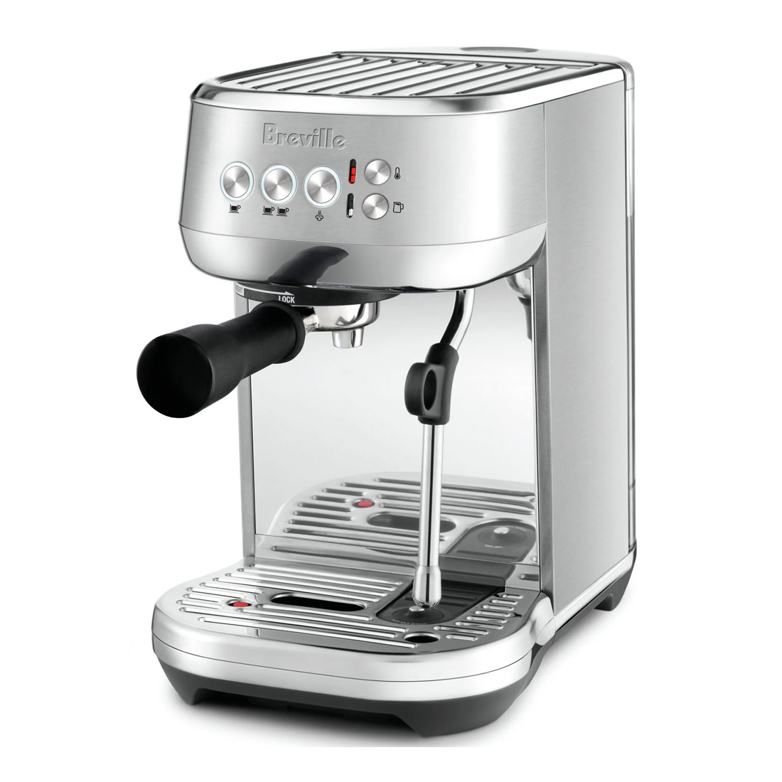 Photo of Breville The Bambino Plus Espresso Coffee Machine BES500BSS - Stainless Steel