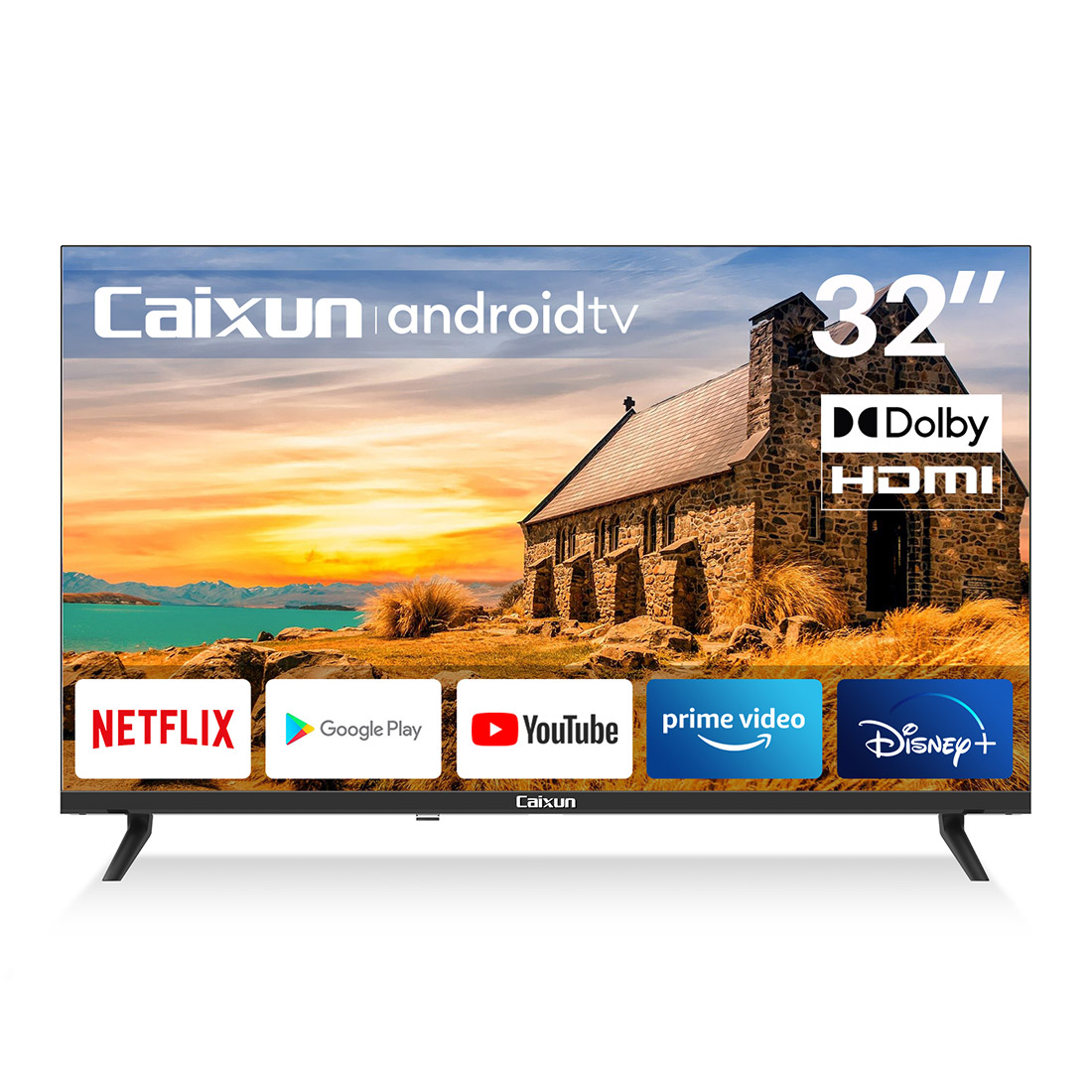 Caixun 32 inch HD Android TV with Bezel-less design (2022 model