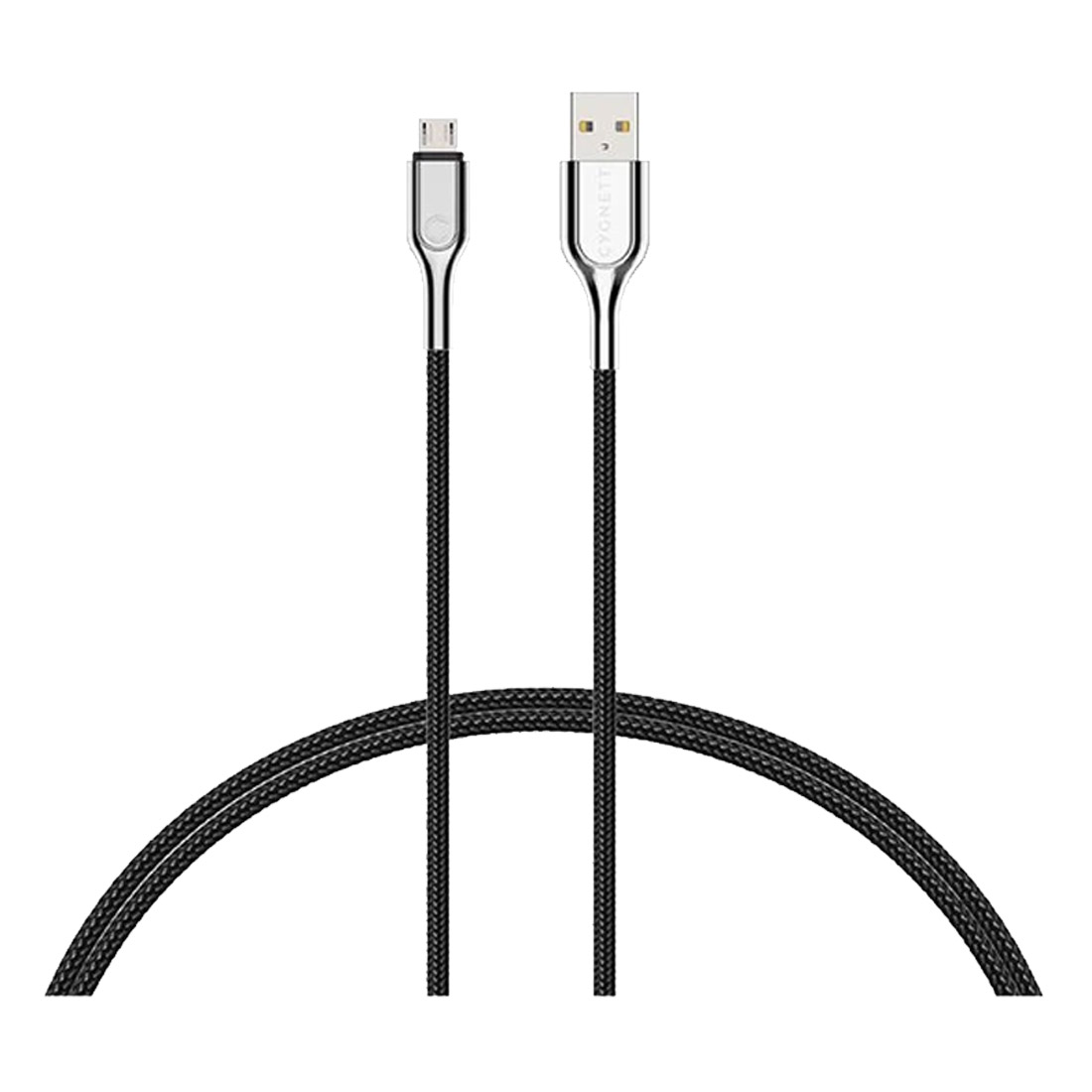 Cygnett Armored 2.0 Micro USB to USB-A Cable 2M (5A/100W) - Black