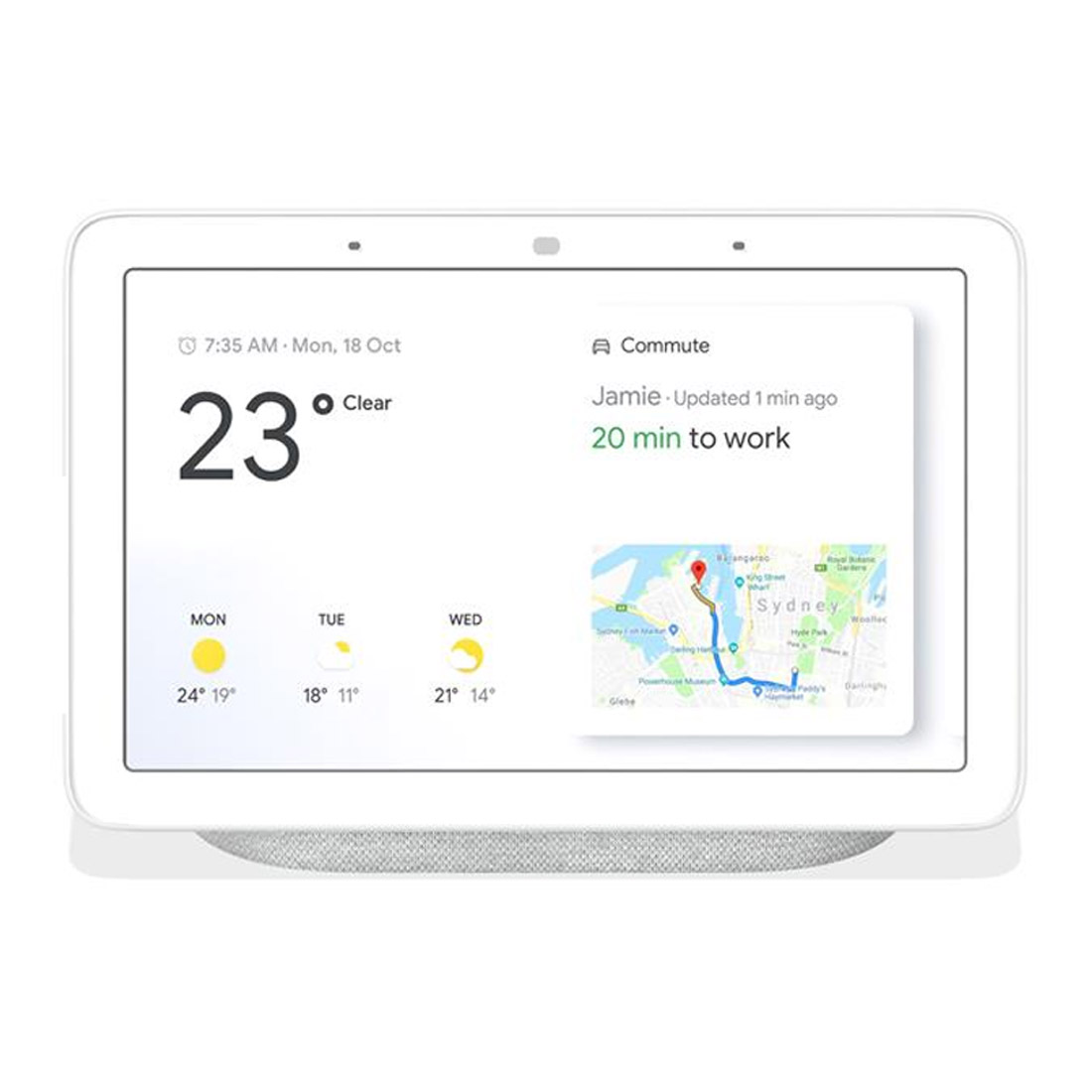 [Spare Part, Non-functional] Google Home Hub Smart Display & Home Assistant - Chalk