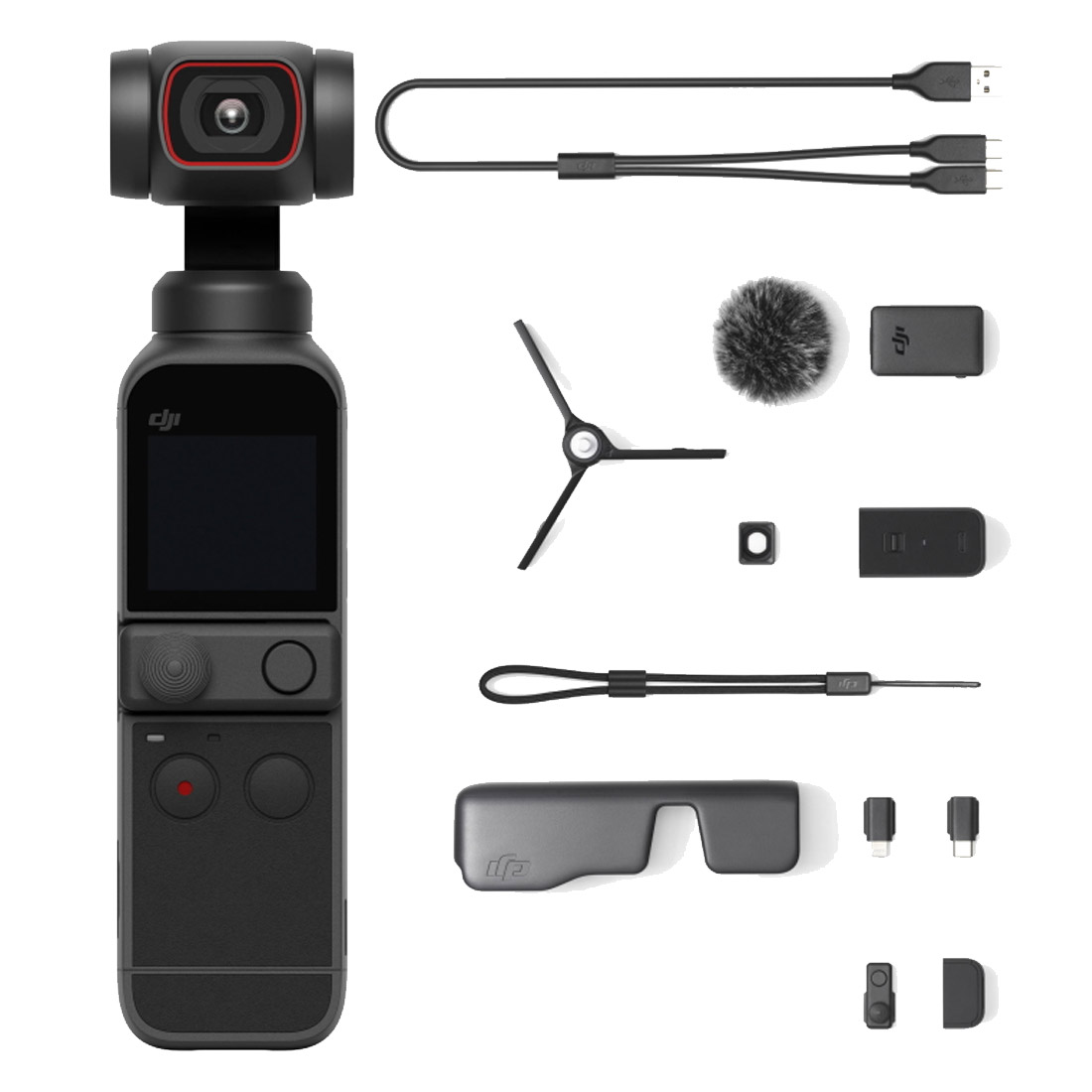 DJI Osmo Pocket 2 4K 3-Axis Gimbal Video Camera Creator Combo - Black