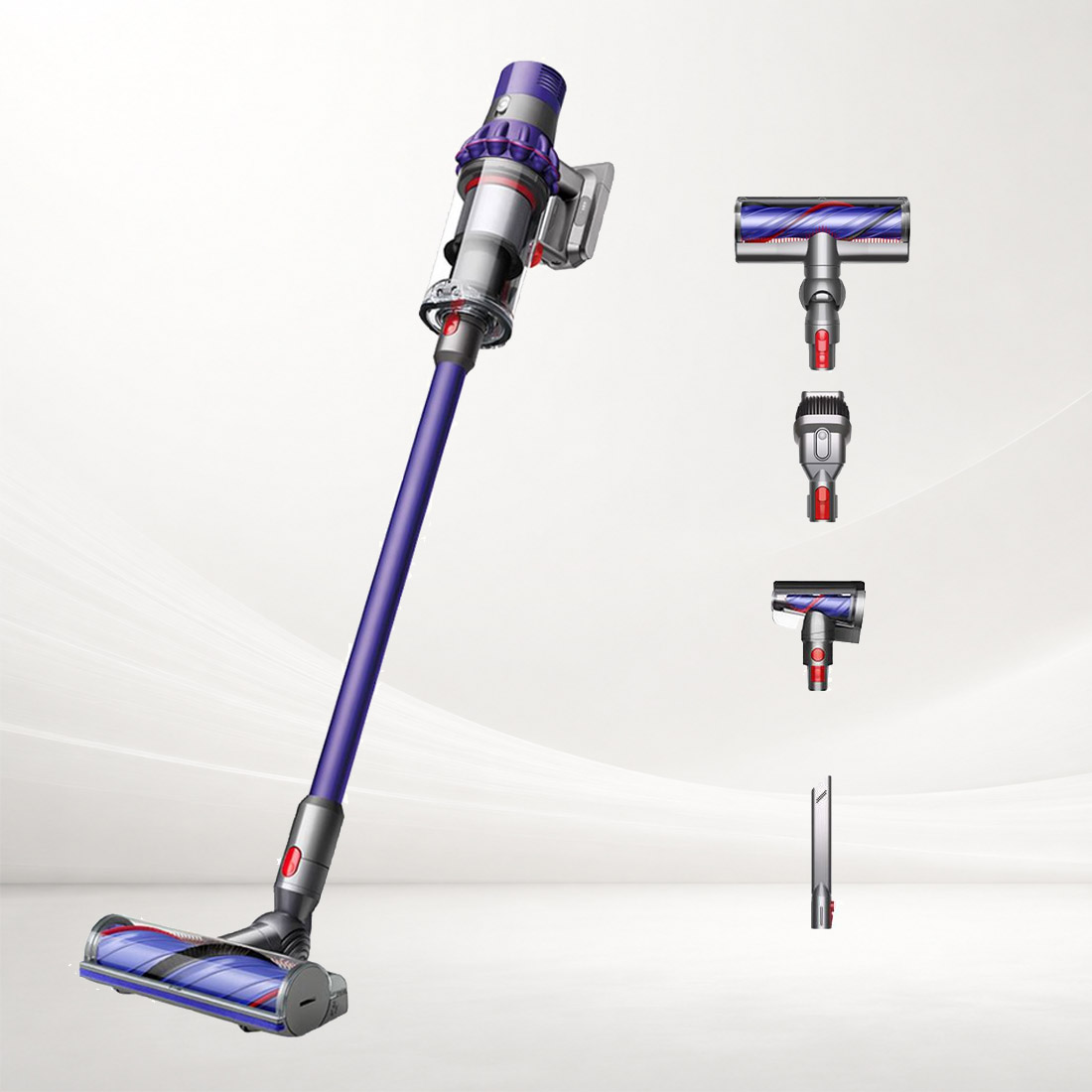 Photo of Dyson Cyclone V10 Stick Vacuum 496119-01 - Purple/Iron
