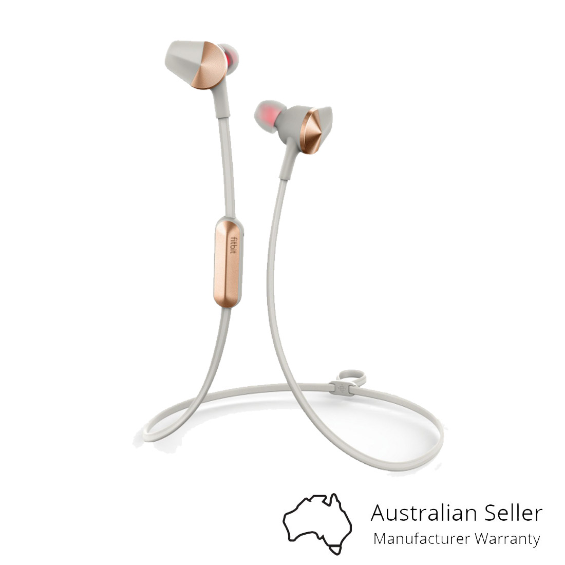 Fitbit Flyer Wireless Headphones FB601GY - White Gold