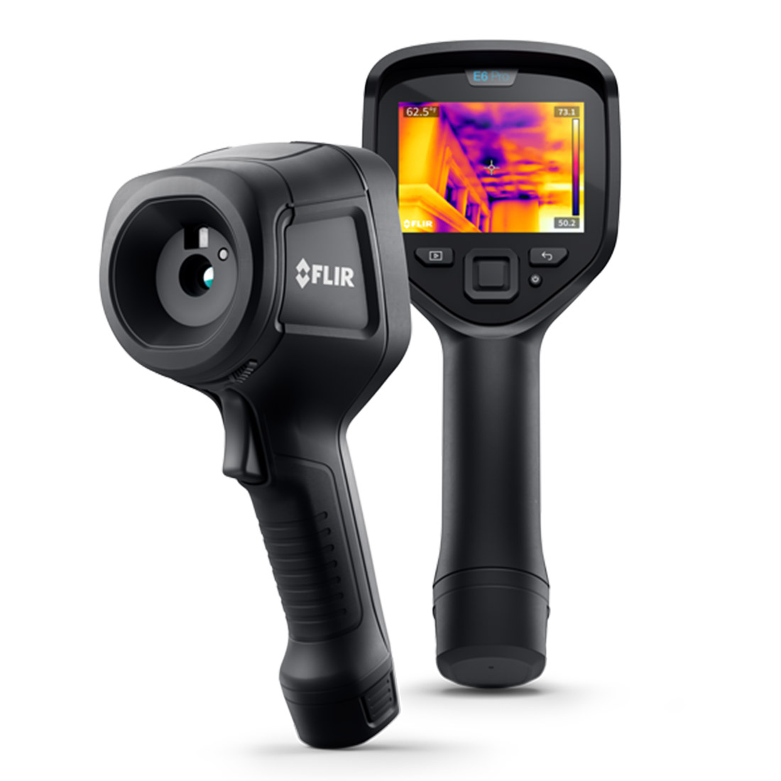FLIR E6 Pro Ex PRO WiFi Thermal Imaging Camera-front back 