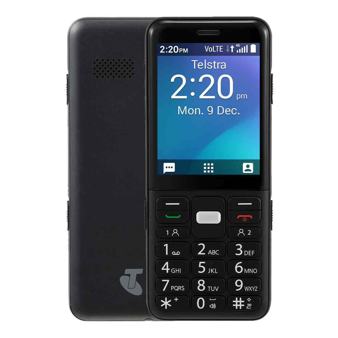 ZTE Easycall 5 4GX (2.8'', Keypad, Big Button, Locked to Telstra) - Black
