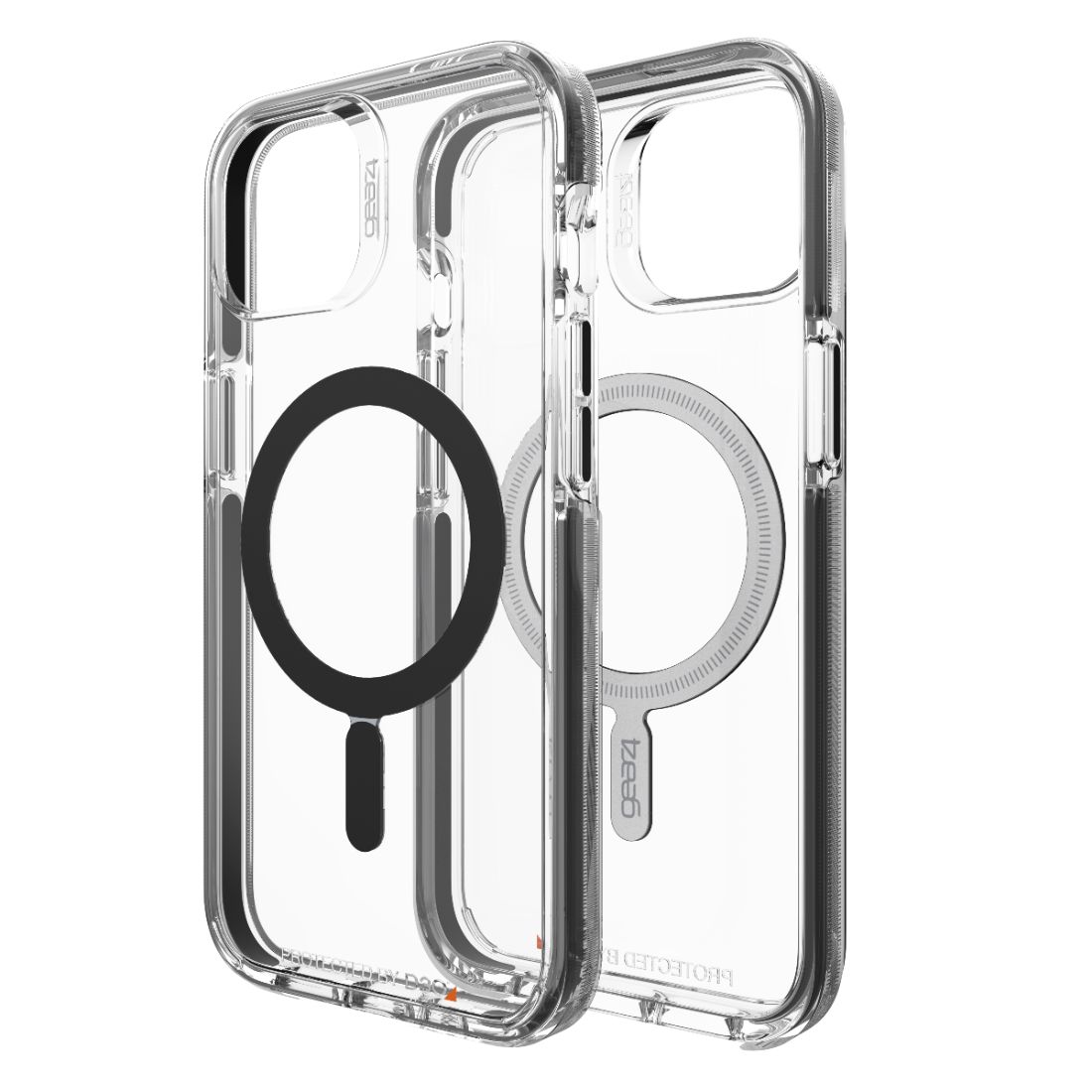 Photo of Gear4 Santa Cruz Snap Case MagSafe for iPhone 13 - Clear / Black