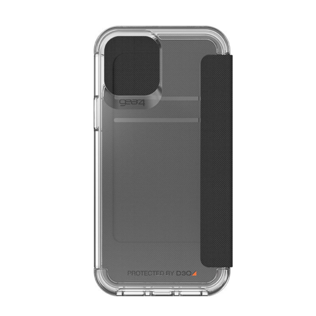 Photo of Gear4 Wembley Flip Case for iPhone 12/12 Pro 6.1-Inch - Black/Clear