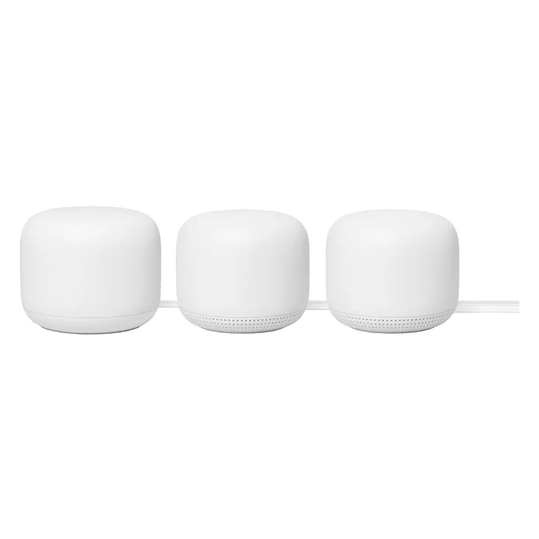 Google Nest WiFi Mesh Router 3 Pack (GA00822 + GA00595) - 2 Base Unit and 1 Wifi Points Unit