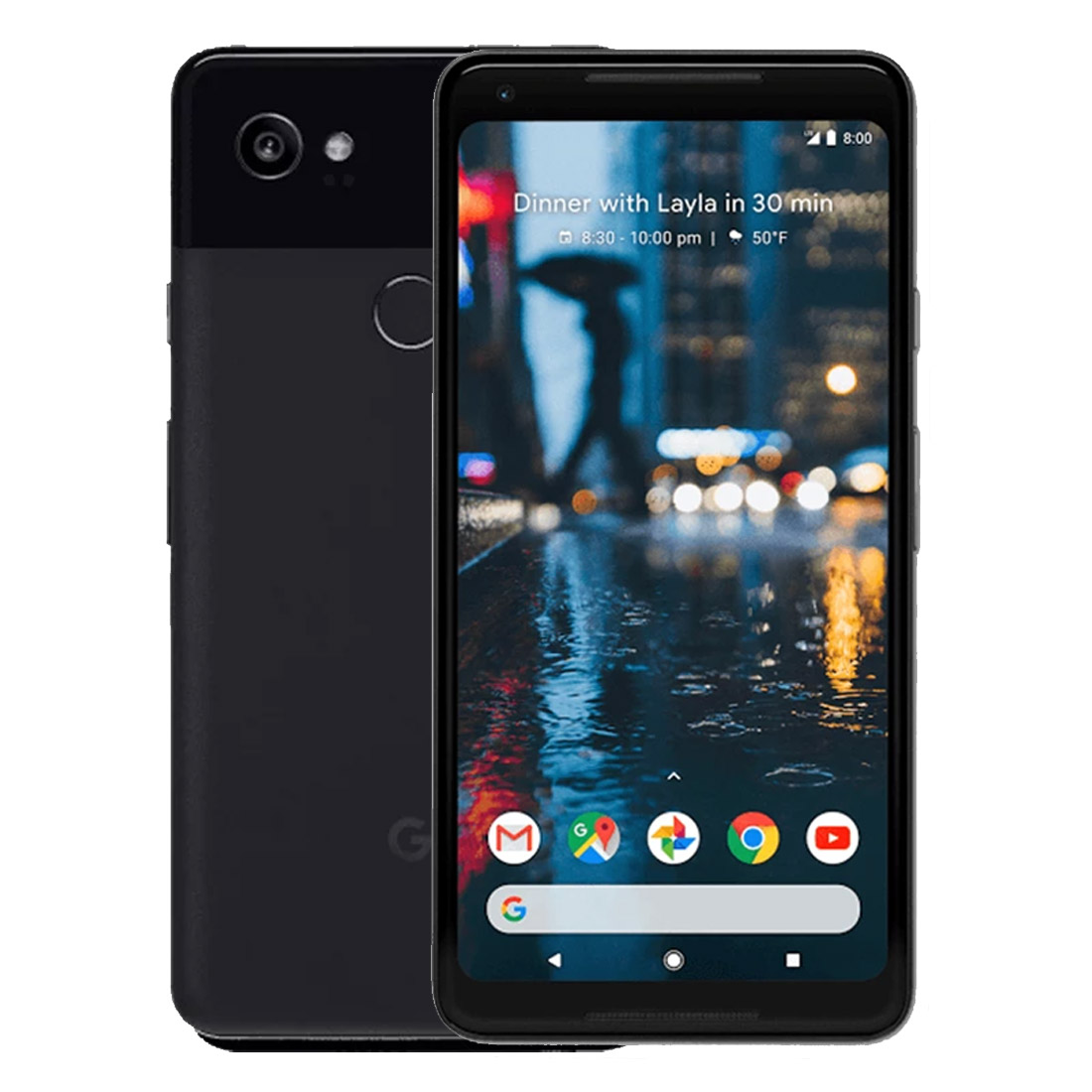 Google Pixel 2 XL (6.0", 64GB/4GB, 4G, For Telstra, Boost, Woolworths, ALDI) Black [Refurbished] - dead pixels