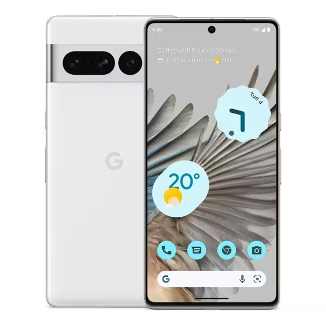 Google Pixel 7 Pro 5G (Dual Sim, 128GB/12GB, 6.7'') - Snow