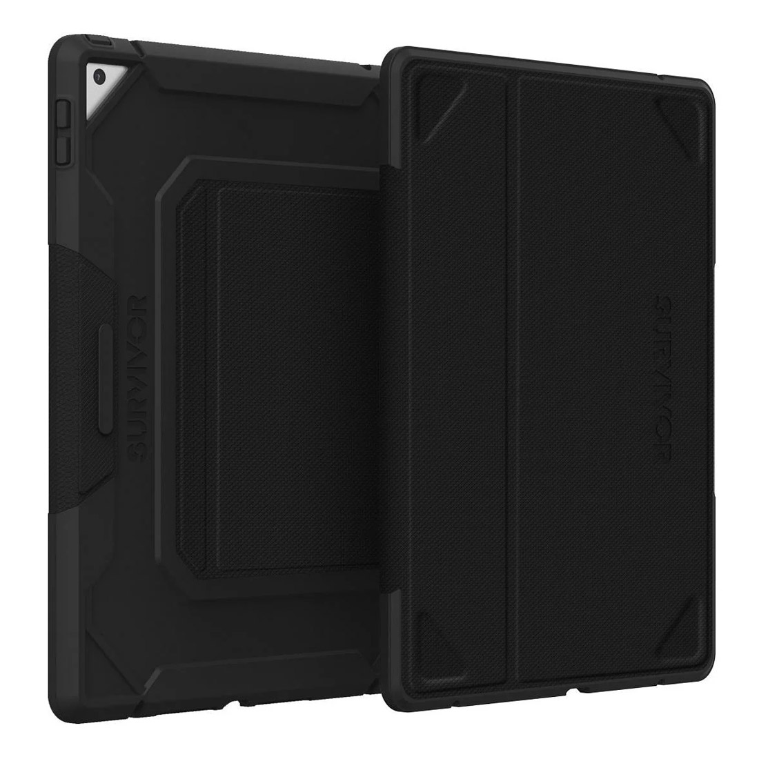 Photo of Griffin Survivor Rugged Folio Case for iPad 10.2" 7/8/9th Gen  - Black