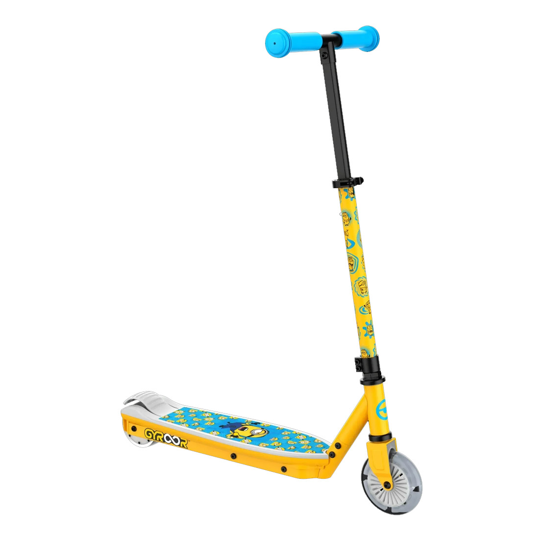 GYROOR Minions KS2 Electric Kids Scooter - Yellow-main 