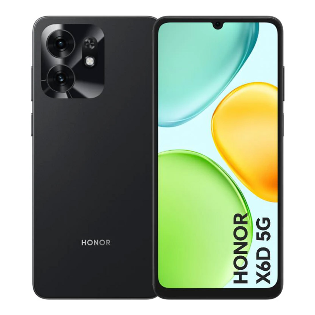 HONOR X6d 5G (Dual Sim, 128GB/4GB, 6.75'', AU Version) - Midnight Black-combo 