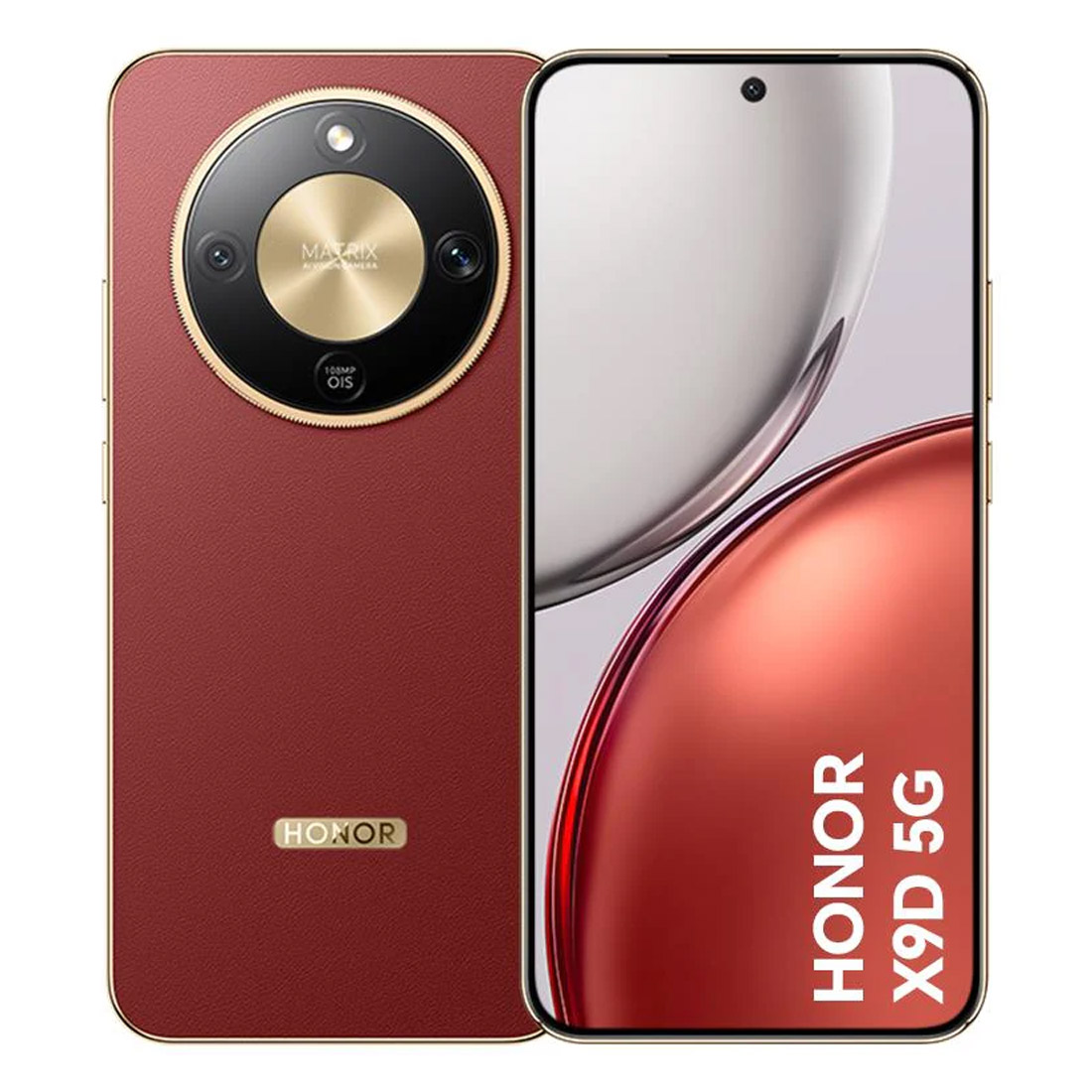 HONOR X9d 5G (Dual Sim, 256GB/12GB, 108MP, AU Version) - Reddish Brown-combo 