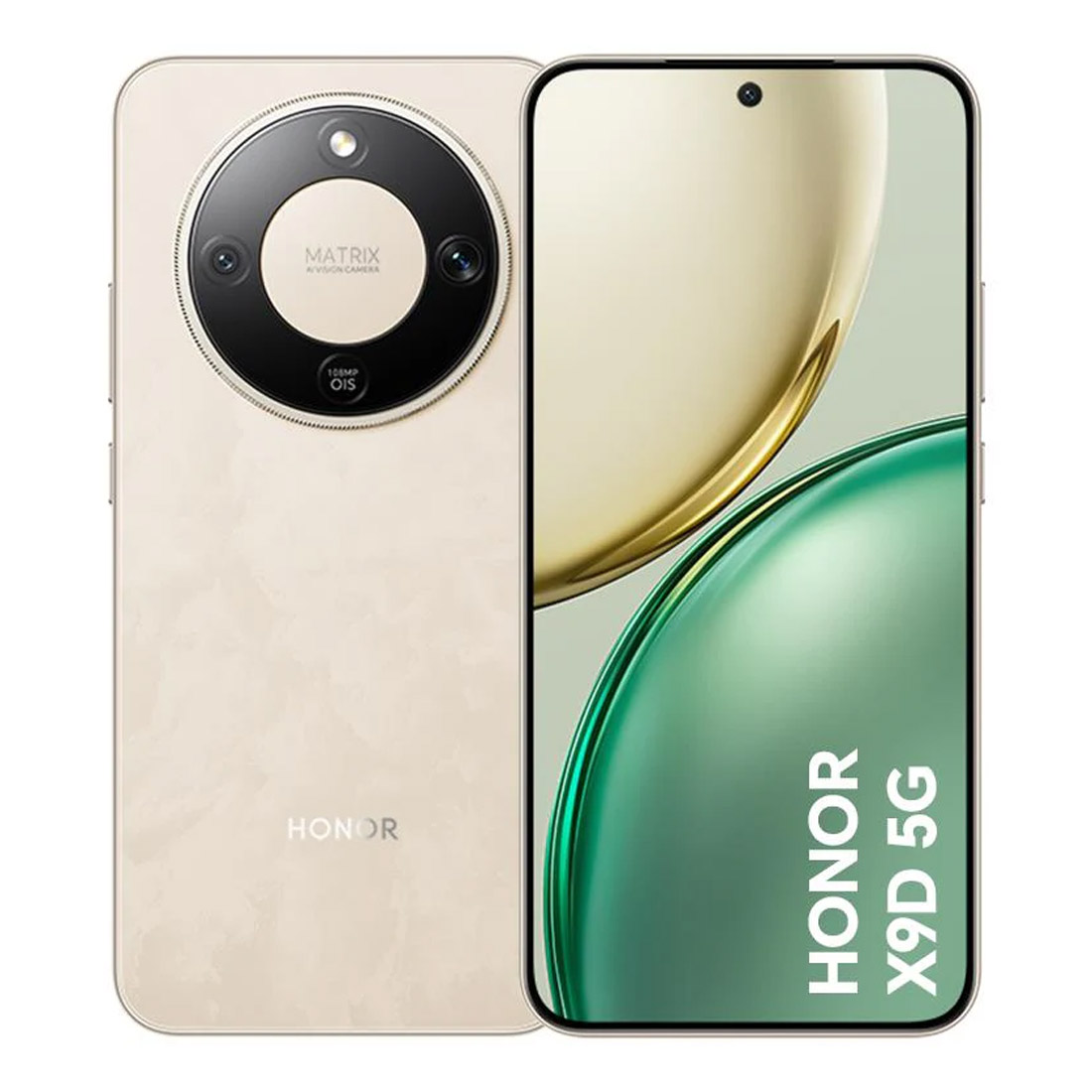 HONOR X9d 5G (Dual Sim, 256GB/12GB, 108MP, AU Version)  - Sunrise Gold-combo 