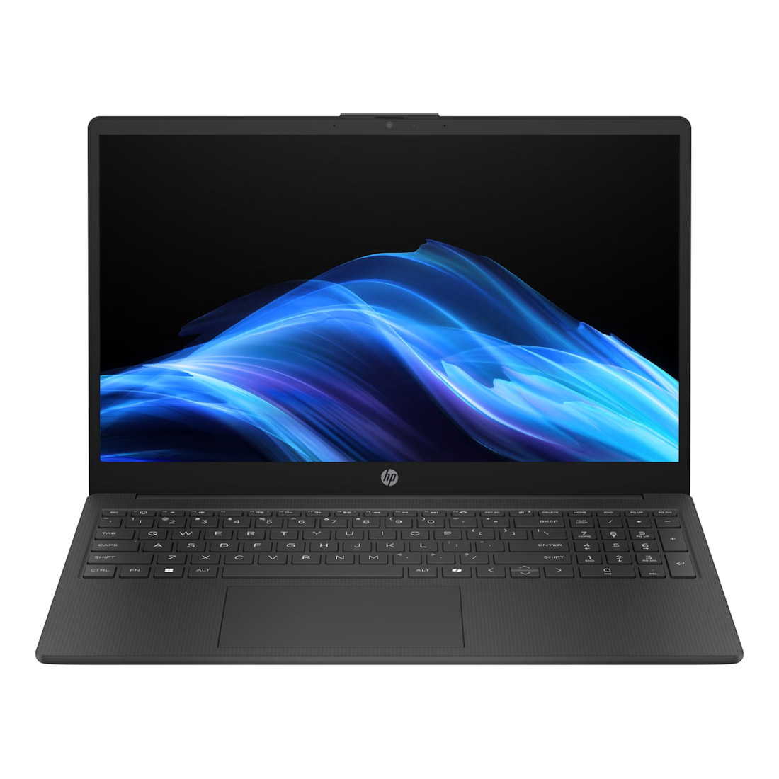 HP 15.6 inch Laptop (R7-7730U, 256GB/16GB, 15-fc0831AU) - Black-front 