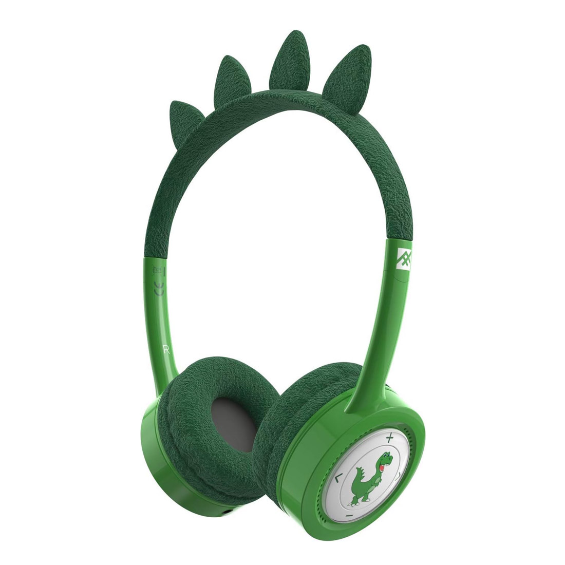 Photo of iFrogz Little Rockerz Costume Headphones - T Rex (Green)