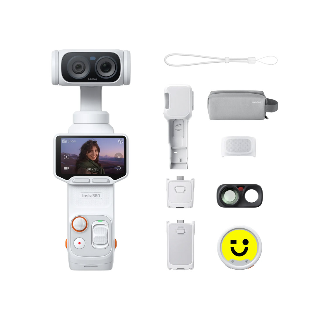 Photo of Insta360 Luna Ultra 8K Gimbal Camera Creator Bundle - Stellar White