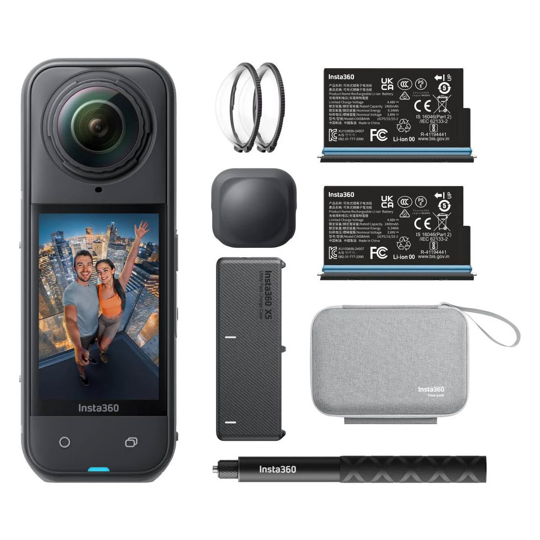Insta360 X5 8K 360 Action Camera Essentials Bundle-package 