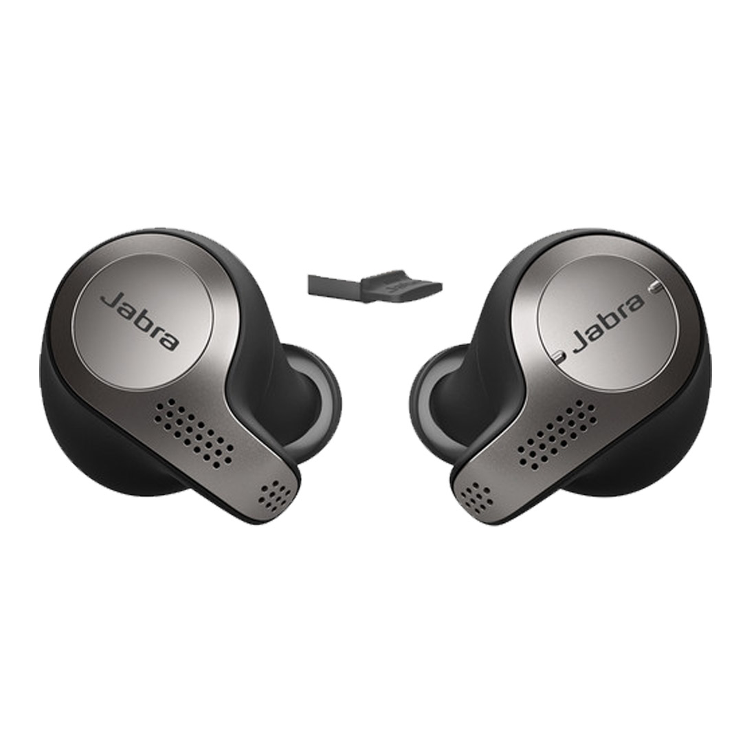 Jabra Evolve 65T MS Wireless Earbuds - Titanium Black