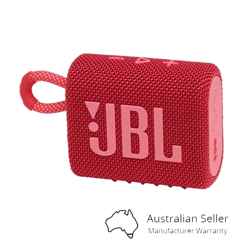 JBL Go 3 Portable Mini Bluetooth Speaker - Red
