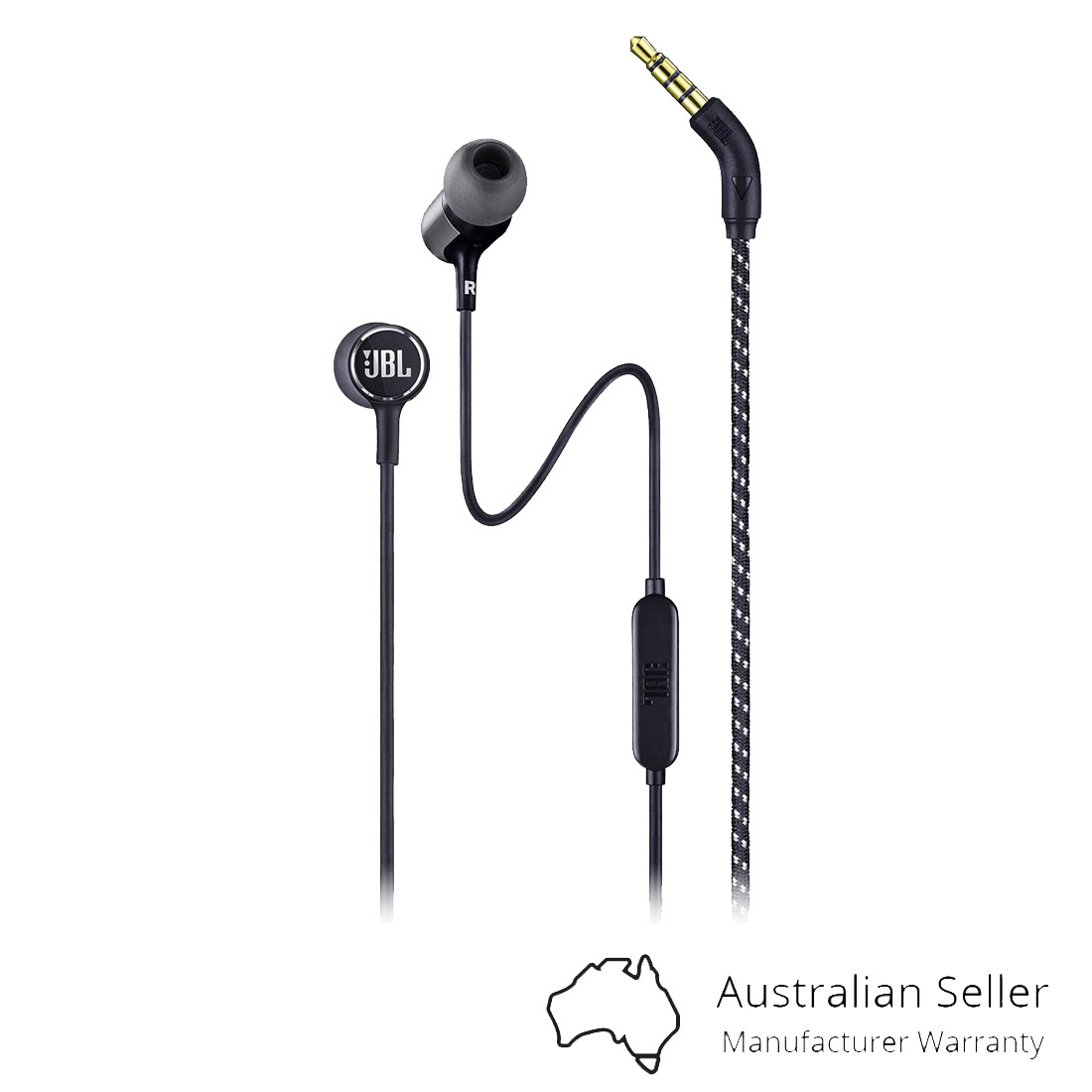 JBL Live100 In-Ear Headphones - Black