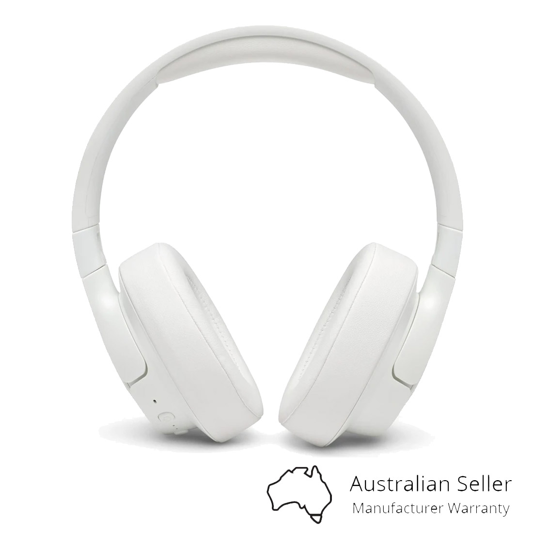 JBL Tune 750BTNC Over-Ear Wireless Noise Cancelling Headphones - White