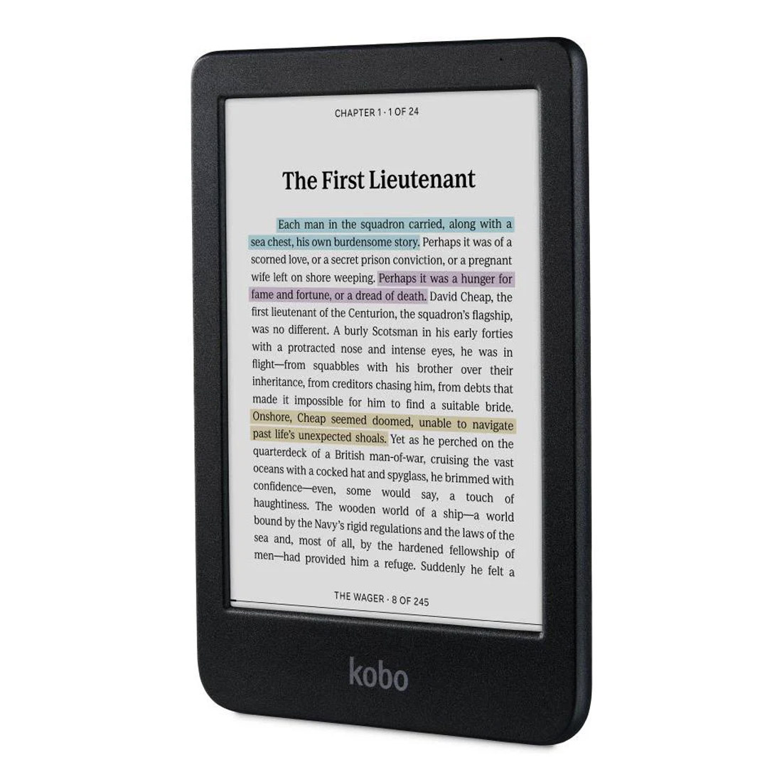 Kobo Clara Colour eReader (6'', 16GB, N367-KU) - Black | Mobileciti