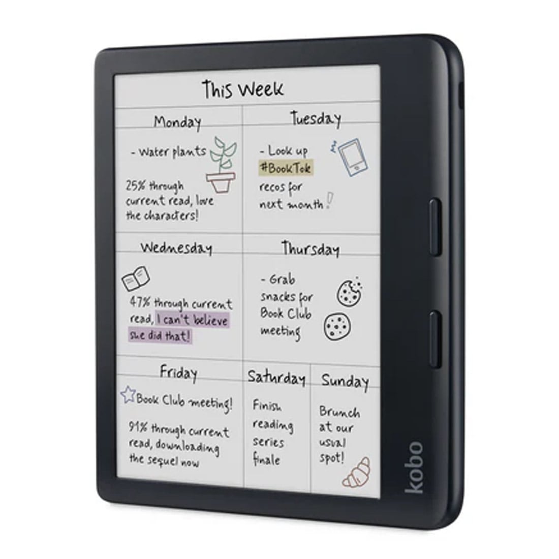 Kobo Libra Color w/ Stylus 2 - Black | Mobileciti