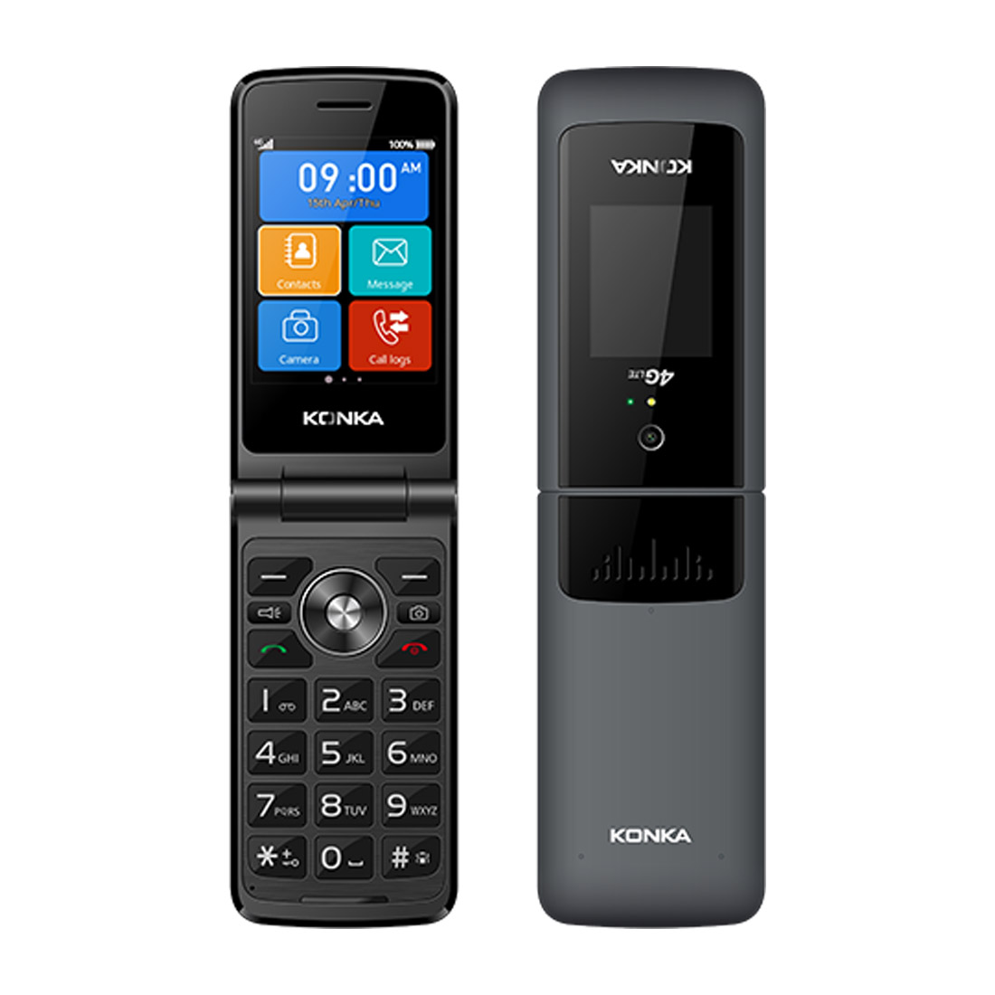 Konka F21 Flip (4G/LTE, 2.8'', 128MB/64MB) - Grey