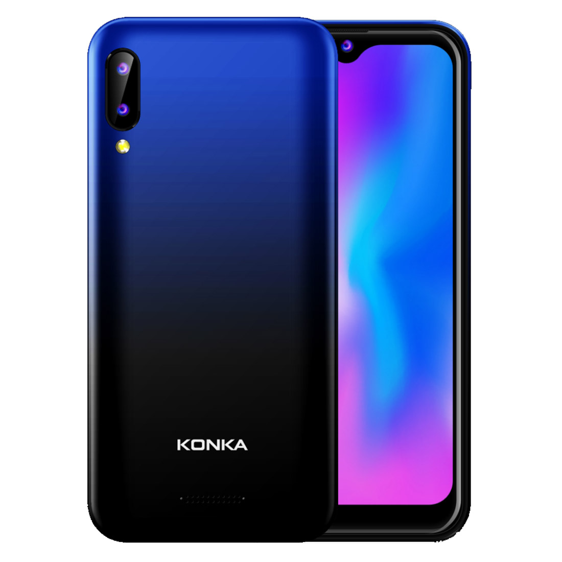 Konka SP20 (Dual SIM 4G/4G, 5.45'', 16GB/2GB) - Black/Blue
