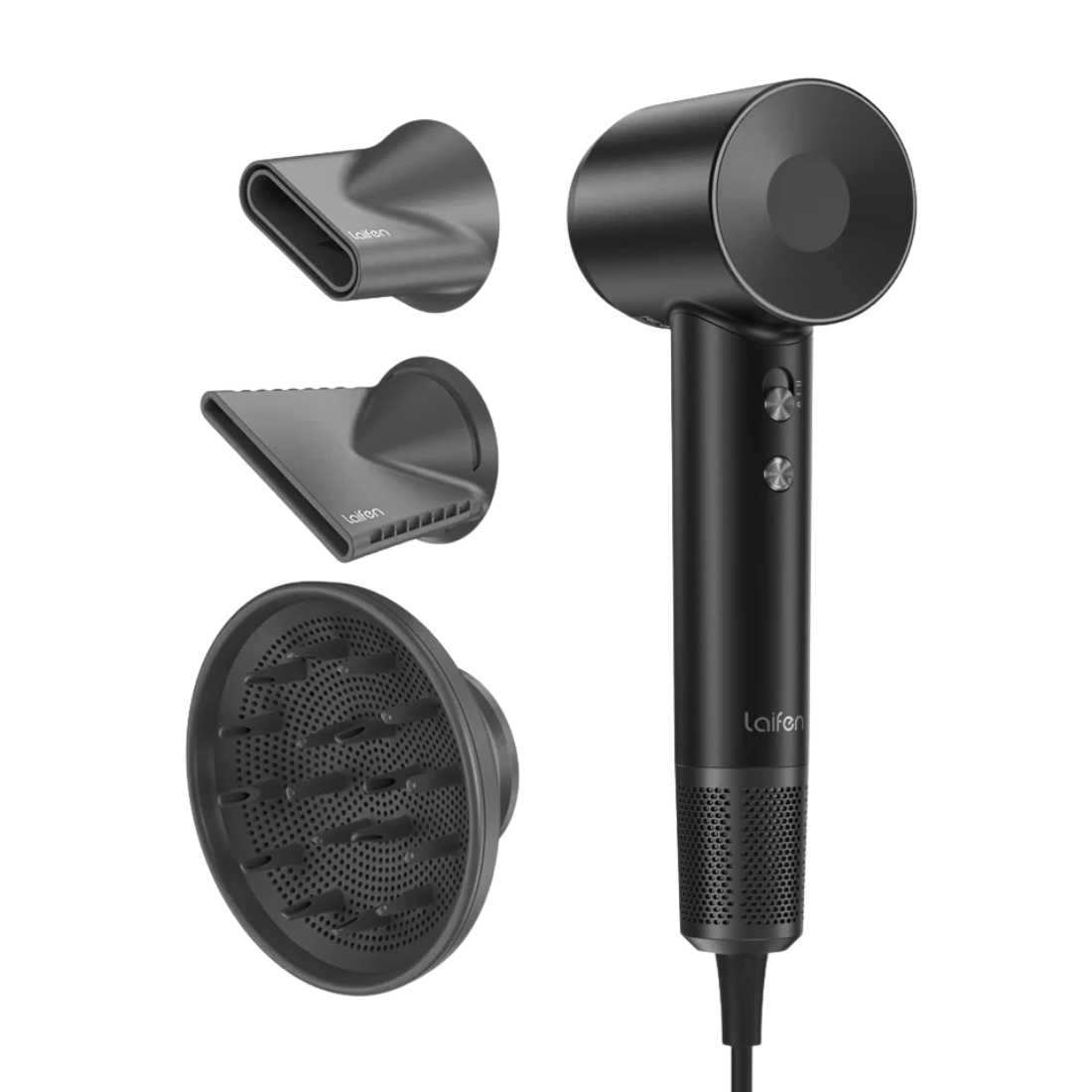 Photo of Laifen Swift Special High-Speed Hair Dryer w/ 3 Nozzles - Black