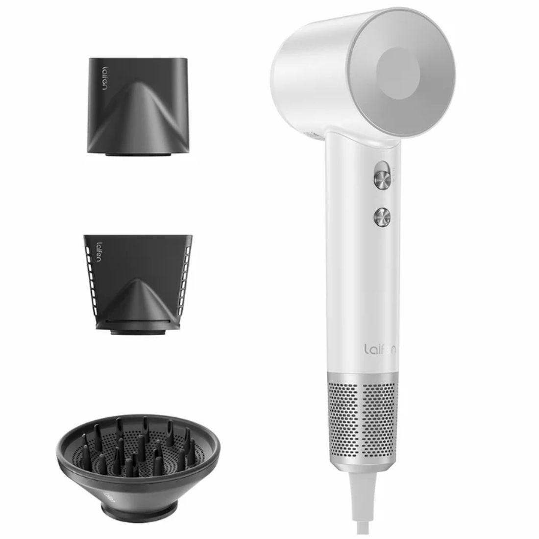 Photo of Laifen Swift Special High Speed Hair Dryer w/ 3 Nozzles - Pearl White 