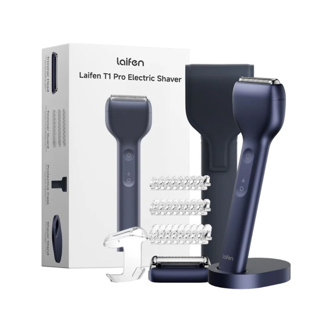 Photo of Laifen T1 Pro 1-Blade Electric Shaver Aluminum Alloy Giftbox - Royal Blue Collection 