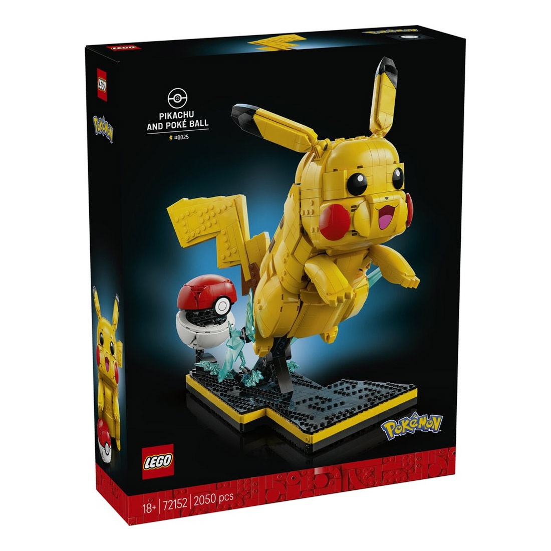 LEGO Pokemon Pikachu and Poke Ball (72152)-package front 