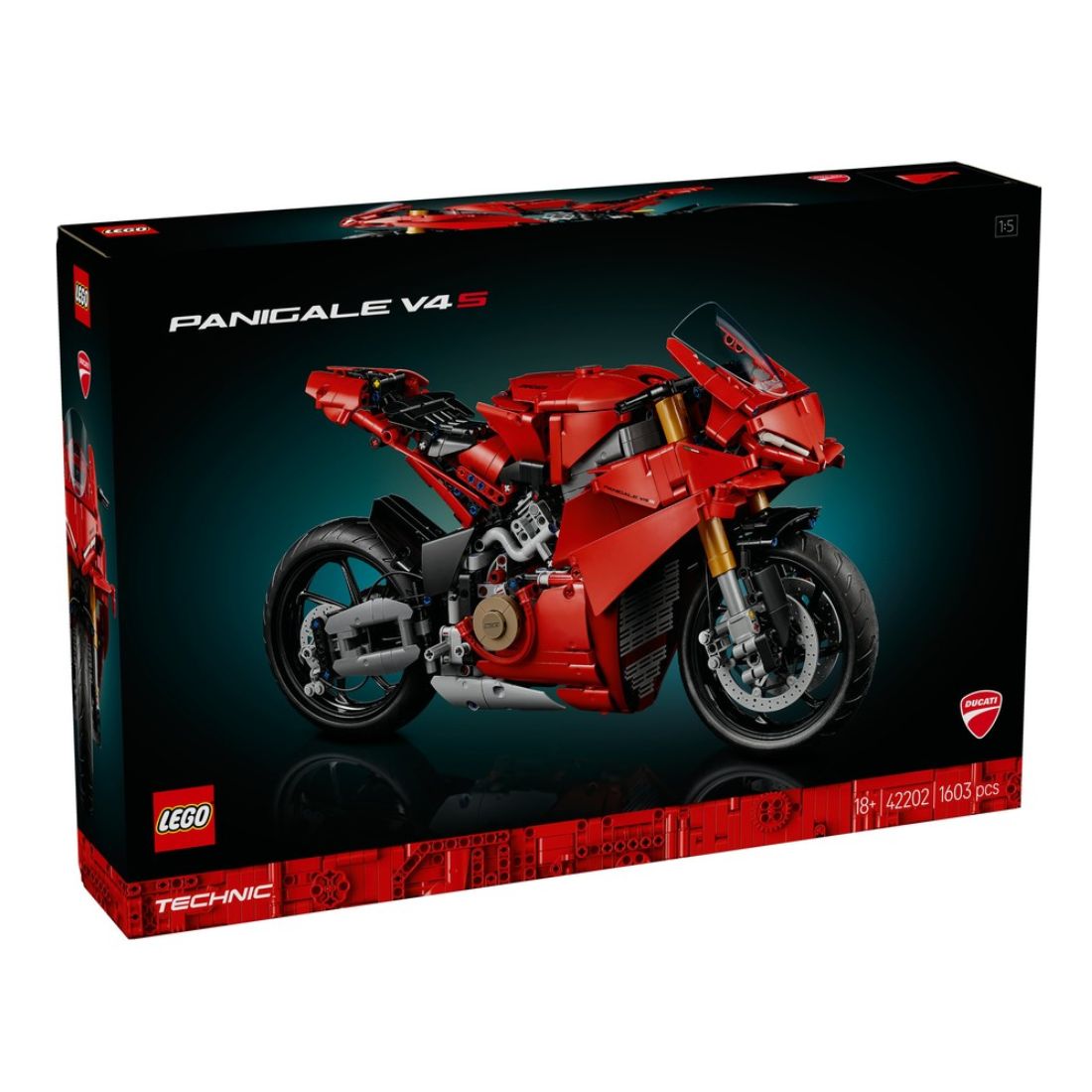 Photo of LEGO Technic Ducati Panigale V4 S Motorcycle (42202)